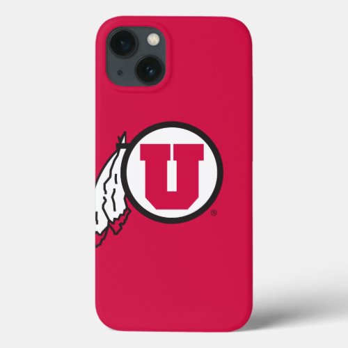 Utah U Circle and Feathers iPhone 13 Case