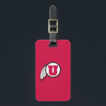 Utah U Circle and Feathers Luggage Tag<br><div class="desc">Check out these official University of Utah designs! All of the Ute merchandise on Zazzle.com is customizable with your name, sport, club, or class year. These products make perfect gifts for Utah students, alumni, friends, family, and fans. Show off your Utah pride by getting all of your custom merchandise and...</div>