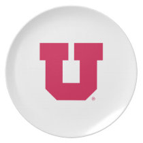 Utah U Dinner Plate