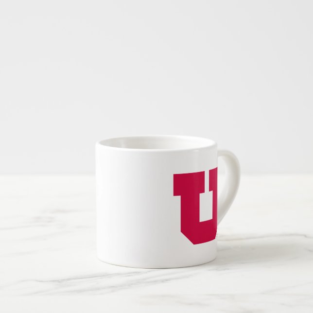 Utah U Espresso Cup (Front Right)