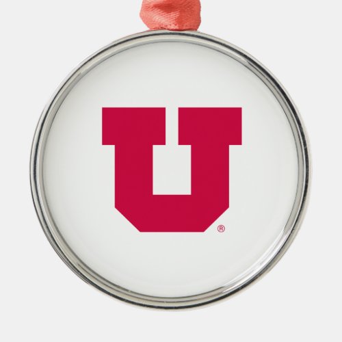 Utah U Metal Ornament