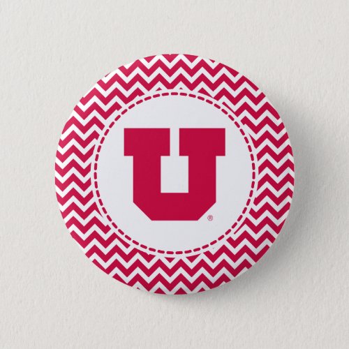 Utah U Pinback Button