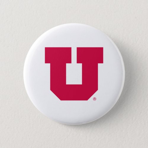 Utah U Pinback Button