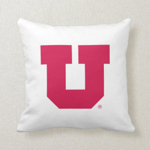 Utah U Throw Pillow