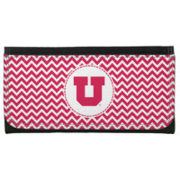 Utah Utes Personalized Billfold Wallet - Black