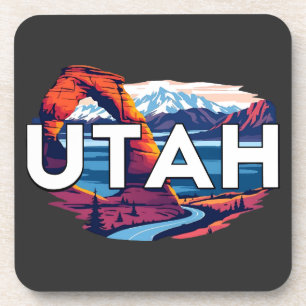 Utah United States of America Beverage Coaster
