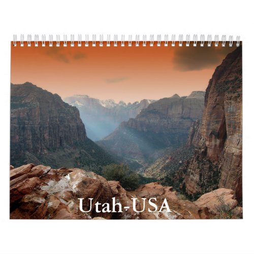 Utah_USA Calendar