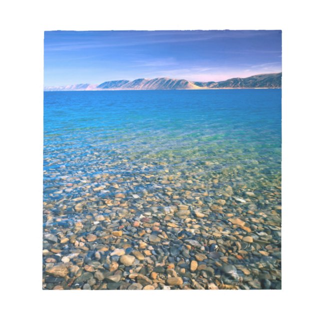 UTAH. USA. Clear water of Bear Lake reveals Notepad (Front)