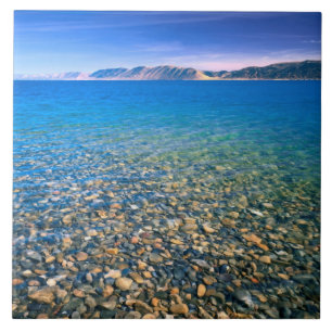 UTAH. USA. Clear water of Bear Lake reveals Tile