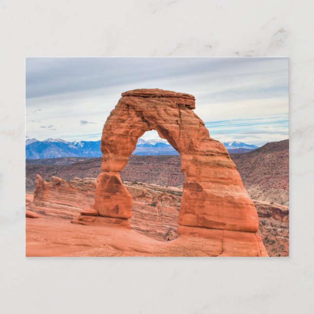 Utah, USA. Delicate Arch in Arches National Park. Postcard (Front)