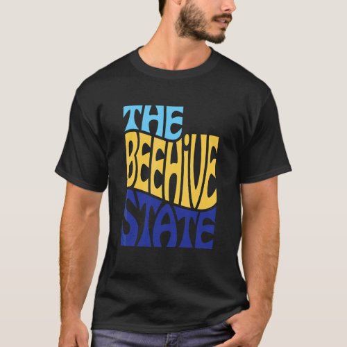 Utah Ut Us State Shape Motto T_Shirt