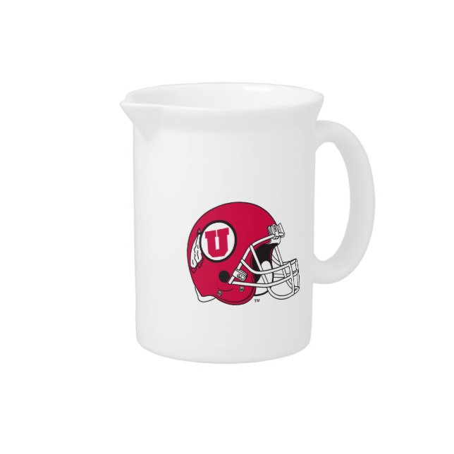 Utah Utes Helmet Beverage Pitcher (Right)