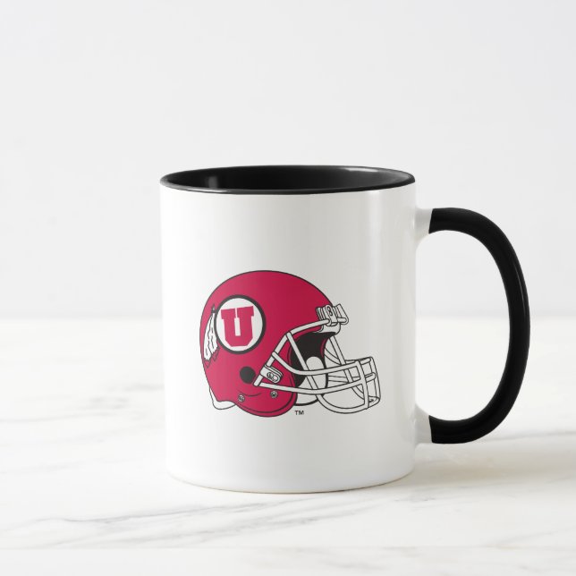 Utah Utes Helmet Mug (Right)