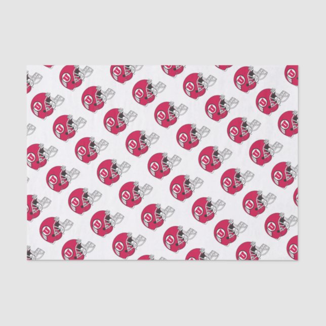 Utah Utes Helmet Tissue Paper (Front)