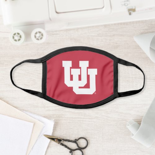 Utah Utes Interlocking Logo 2 Face Mask
