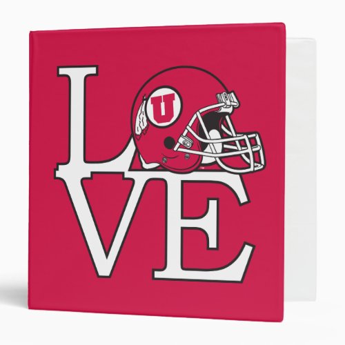 Utah Utes Love Binder