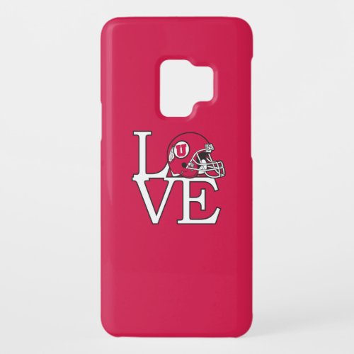 Utah Utes Love Case_Mate Samsung Galaxy S9 Case