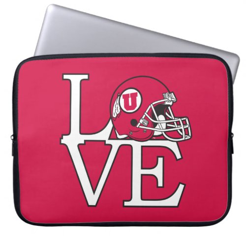 Utah Utes Love Laptop Sleeve
