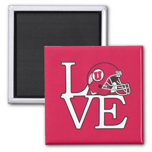 Utah Utes Love Magnet