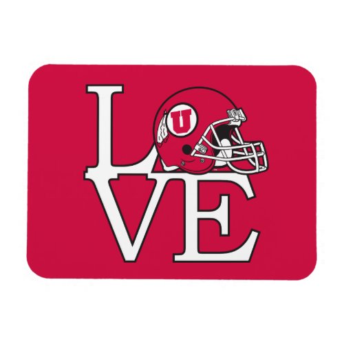 Utah Utes Love Magnet