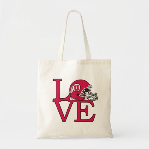 Utah Utes Love Tote Bag