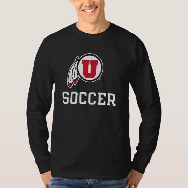 Utah Utes Soccer Icon Officially Licensed T-Shirt (Front)