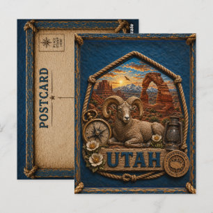 Utah Vintage Travel Postcard