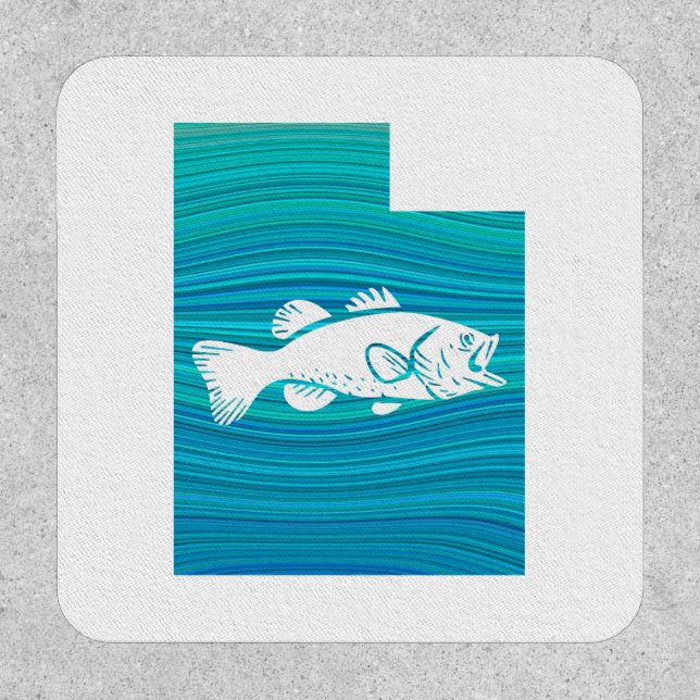 Utah Wave Fishing Patch (Front)