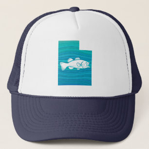 Utah Wave Fishing Trucker Hat