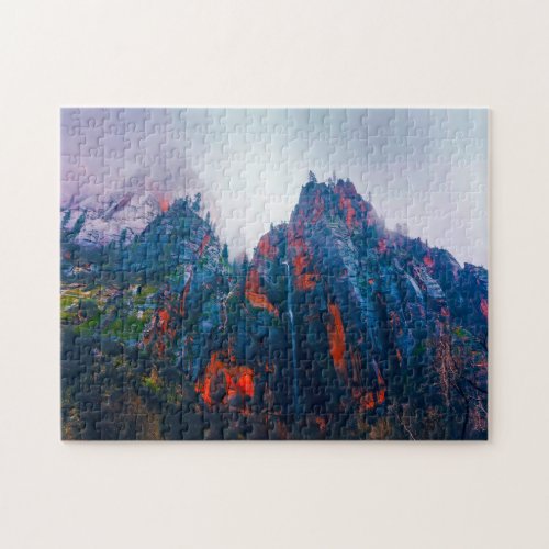 Utah Zion Mountains Jigsaw Puzzle