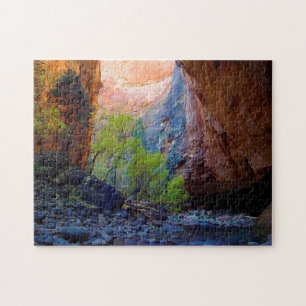 Utah Zion Mountains. Jigsaw Puzzle