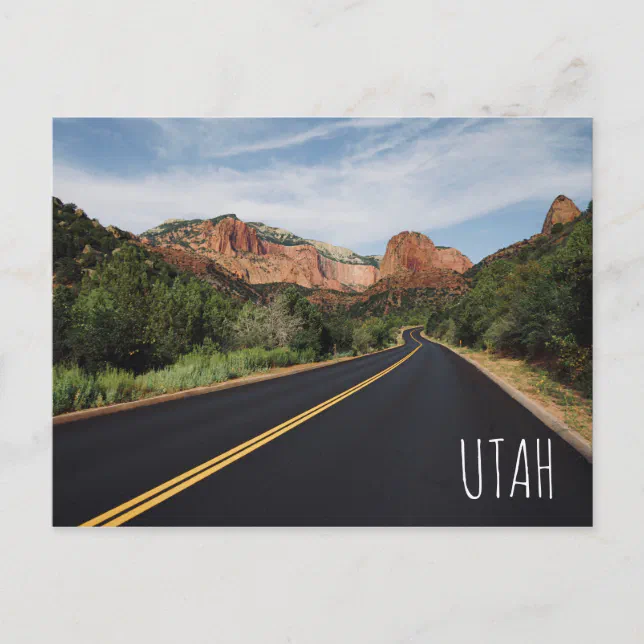 Utah Zion National Park Postcard Zazzle