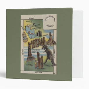 UtahDepictions of Sites to See in UtahUtah 3 Ring Binder