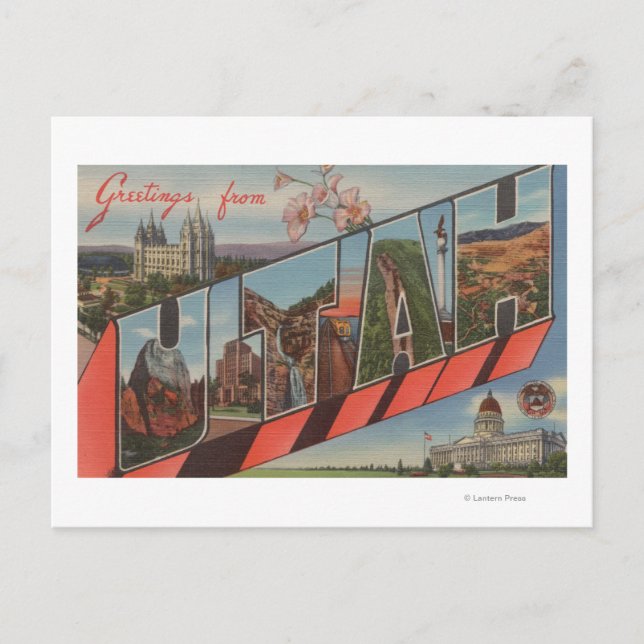 UtahLarge Letter ScenesUtah Postcard (Front)
