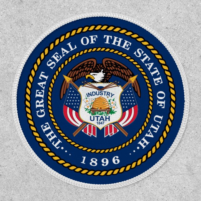 Utahn Seal, Seal of Utah Patch (Front)