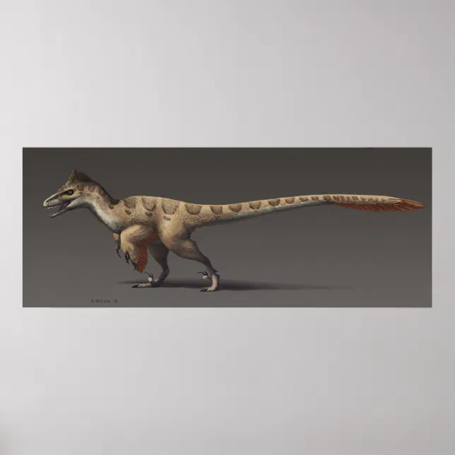Utah Raptor Design Utahraptor Poster | Zazzle