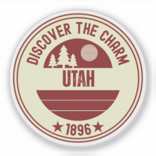 Utah's Mighty 5 - National Parks Gift Sticker