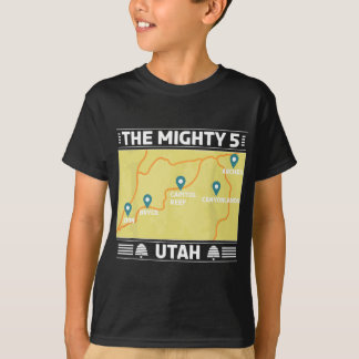 Utahs The Mighty Five National Parks T-Shirt