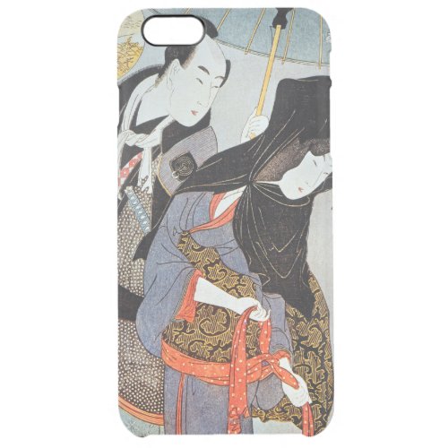 Utamaro Lovers 1797 Clear iPhone 6 Plus Case