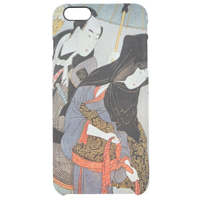 Utamaro: Lovers, 1797 Uncommon iPhone Case (Back)