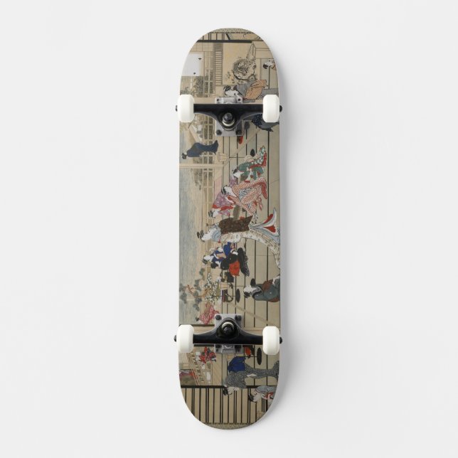 Utamaro’s Japanese Art skateboard (Front)