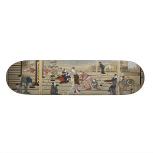 Utamaro’s Japanese Art skateboard Deck