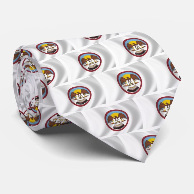 Ute Tribe Flag Tie (Rolled)