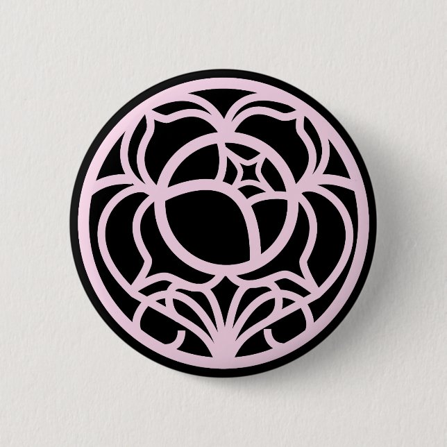 Utena Rose Crest Duelist Ring Symbol Button (Front)