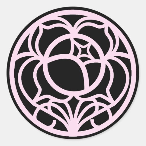 Utena Rose Crest Duelist Ring Symbol Classic Round Sticker