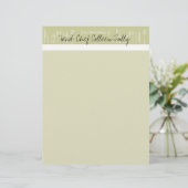 Utensil Culinary Chef Letterhead (Standing Front)