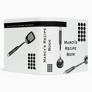 Utensils and Dots Binder