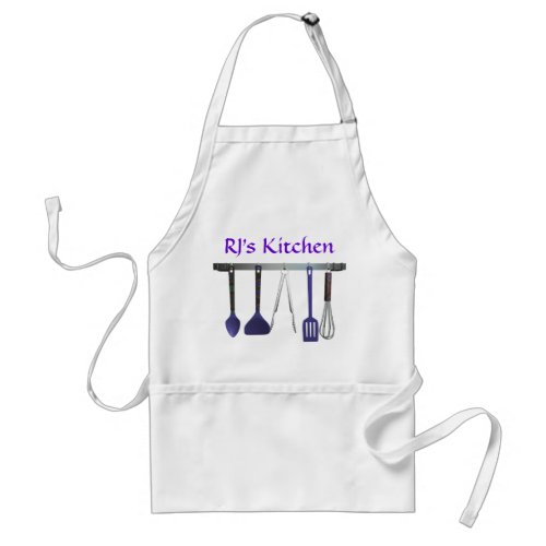 Utensils Apron with Name or Monogram