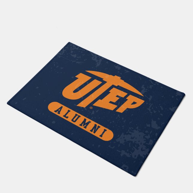 UTEP Alumni Distressed Doormat (Angled)