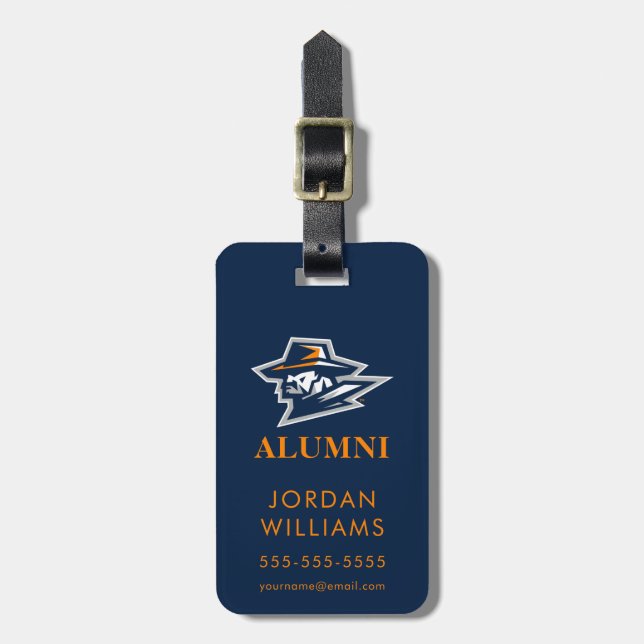 UTEP Alumni Luggage Tag (Front Vertical)
